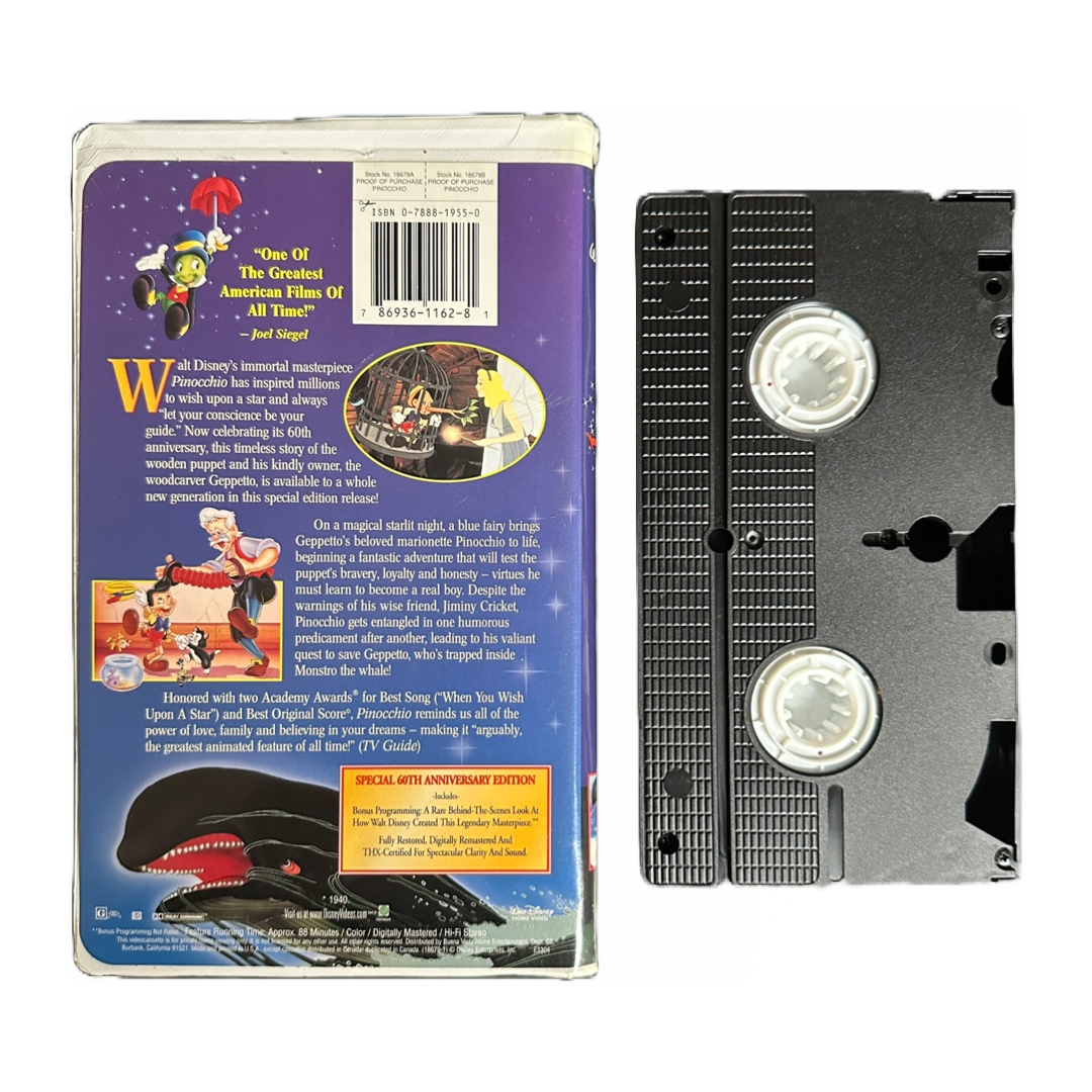 Videocassetta Vintage | Pinocchio