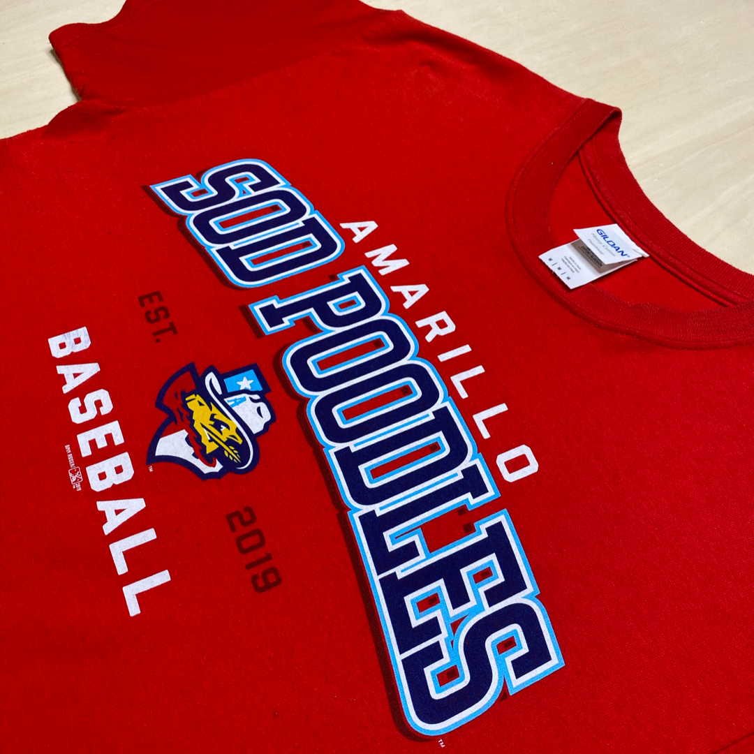 T-shirt Amarillo Sod Poodles | t shirt baseball