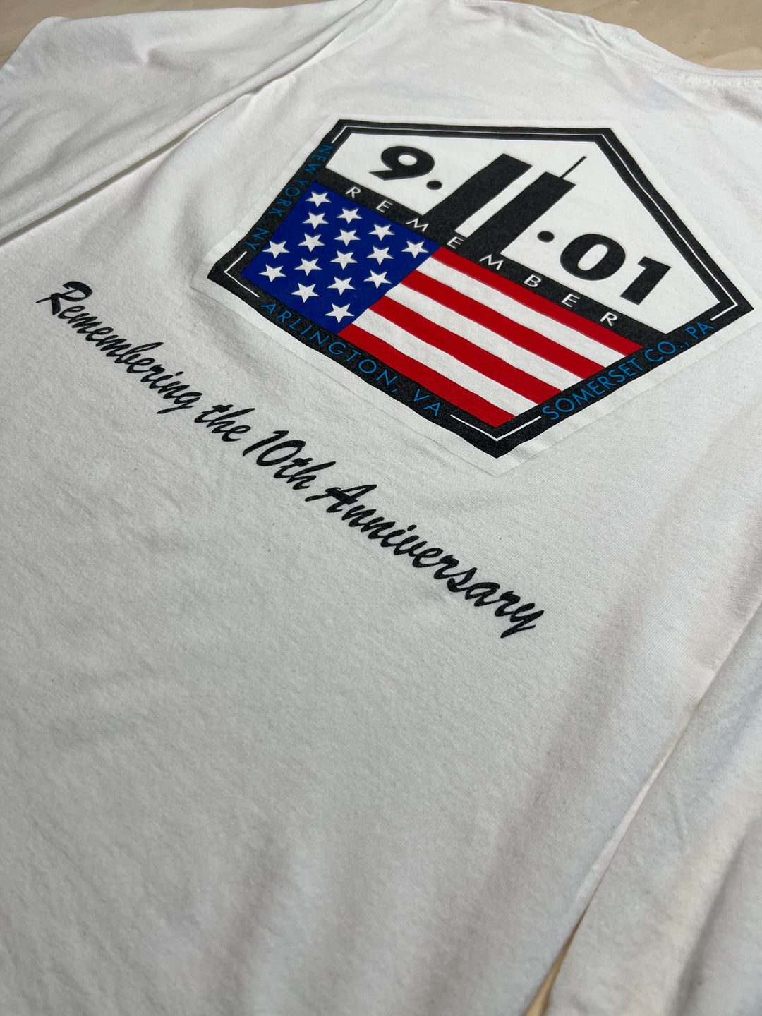 Arlington Police 10th Anniversary Twin Towers | T-shirt vintage